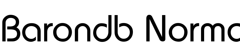 Baron DB Normal Font Download Free